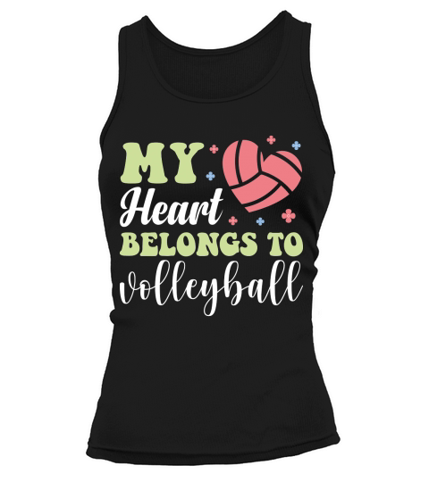 My heart belongs to volleyball Tank top Woman