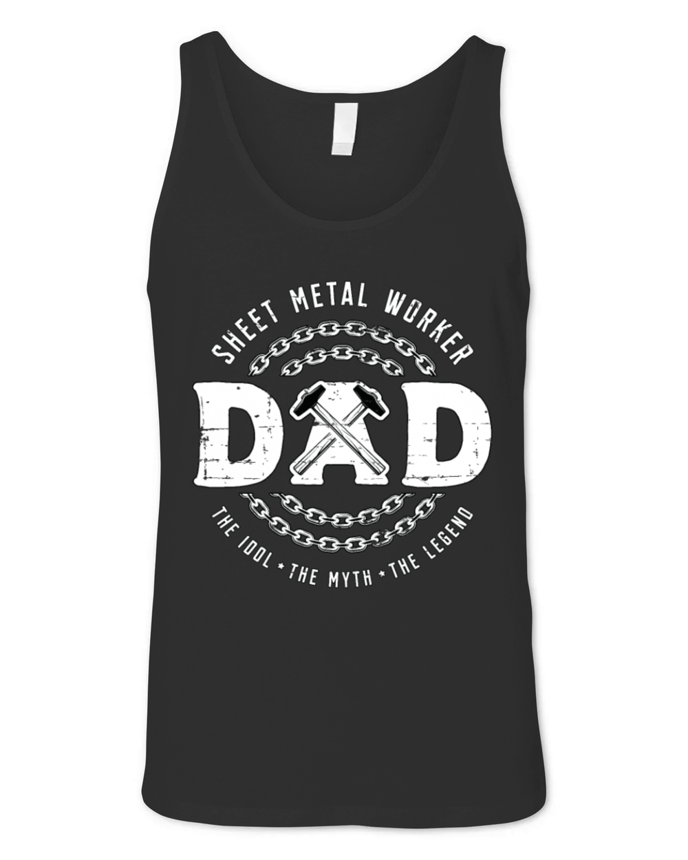 Sheet Metal Worker Dad The Idol The Metalworking Unisex Jersey Tank