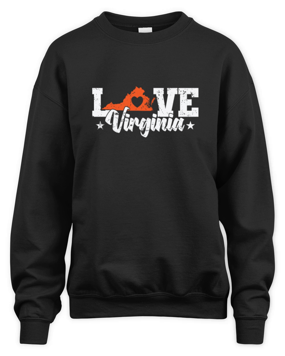 Virginia Love USA America State Unisex Premium Crewneck Sweatshirt