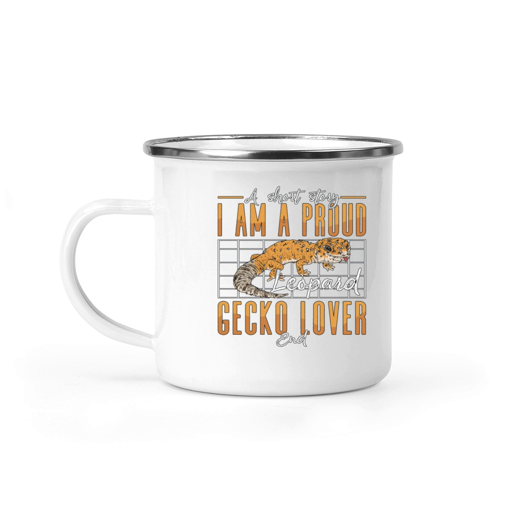 Leopard Gecko Lover A Short Story Reptile Owner Camping Mug