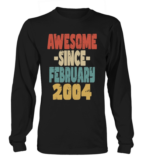 Awesome February 2004 Long sleeved Unisex