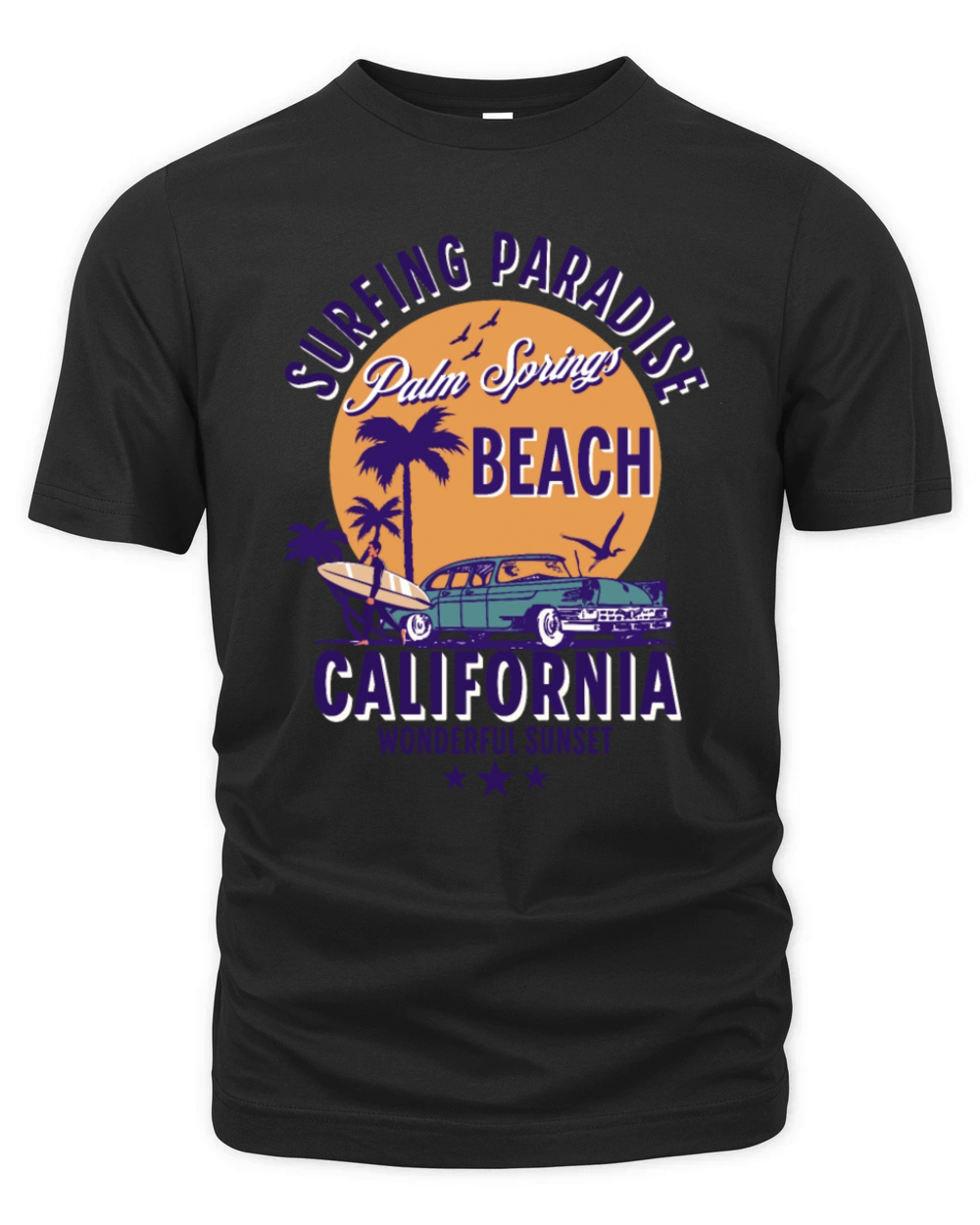 Palm Springs California Organic Unisex T-shirt