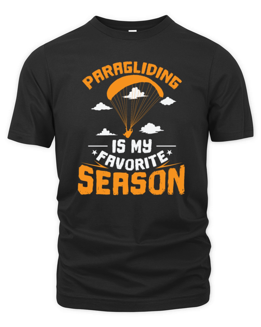 Paragliding is my Favorite Season Sport Organic Unisex T-shirt