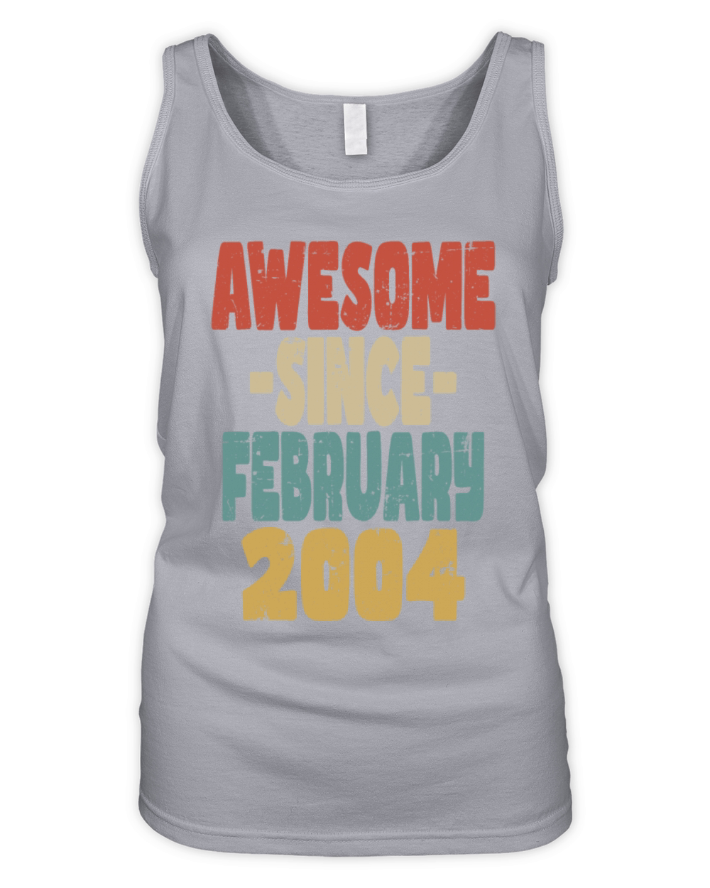 Awesome February 2004 Organic Women's Tank Top