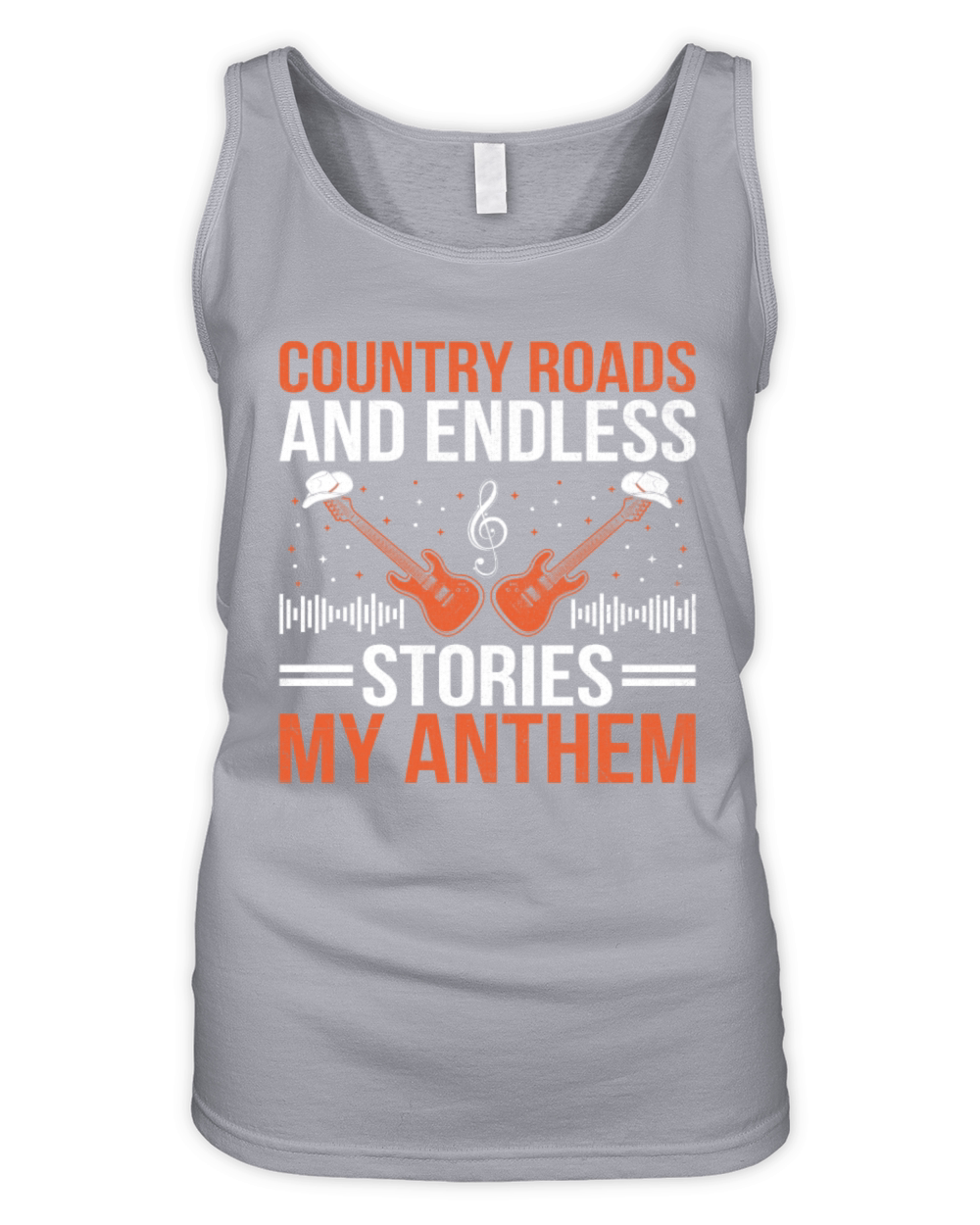 County Music Vintage Music Lover Western Country C Organic Women's Tank Top