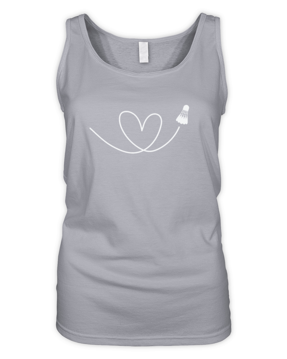 love Badminton Shuttlecock Racket Organic Women's Tank Top