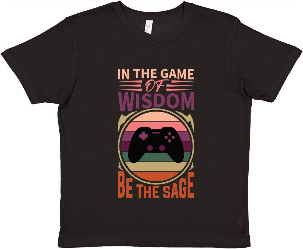 In The Game Wisdom Be The Sage Premium Kids Crewneck T-shirt