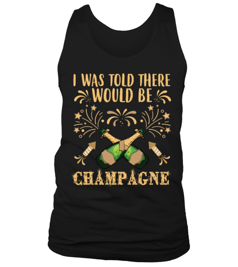 Champagne on New Year Tank Top Unisex