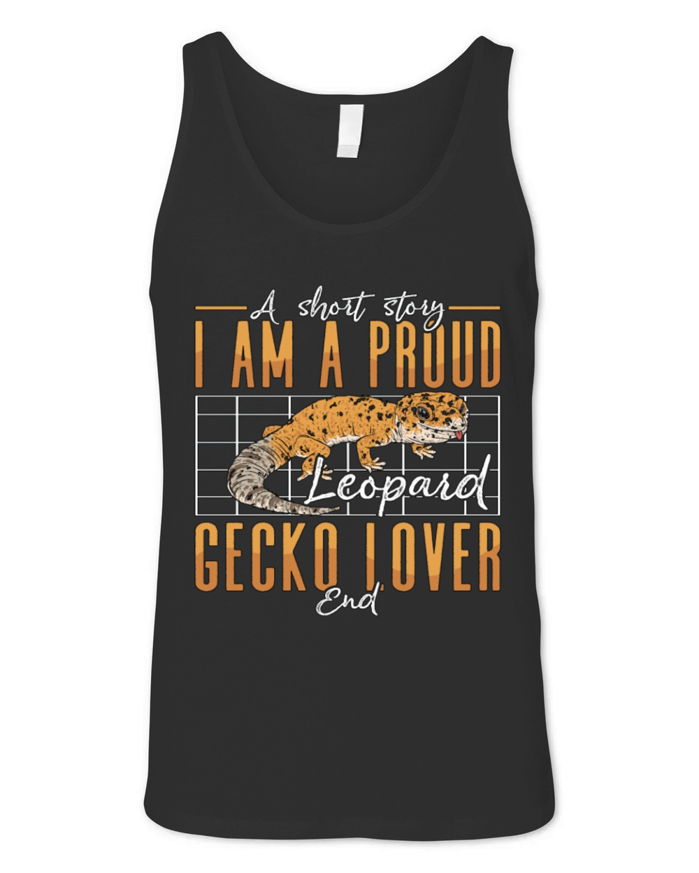 Leopard Gecko Lover A Short Story Reptile Owner Unisex Jersey Tank