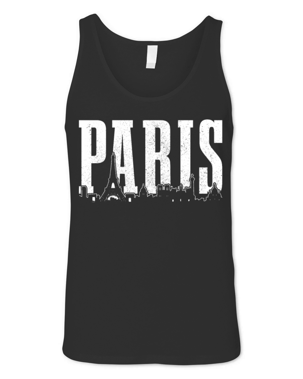 Paris France Eiffel Tower Souvenir Unisex Jersey Tank