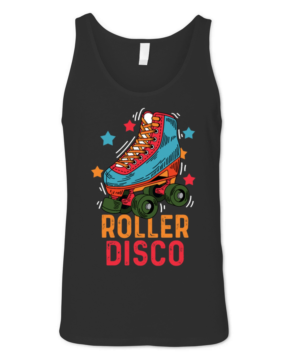 Roller Disco Roller Skate Fan Gift Unisex Jersey Tank