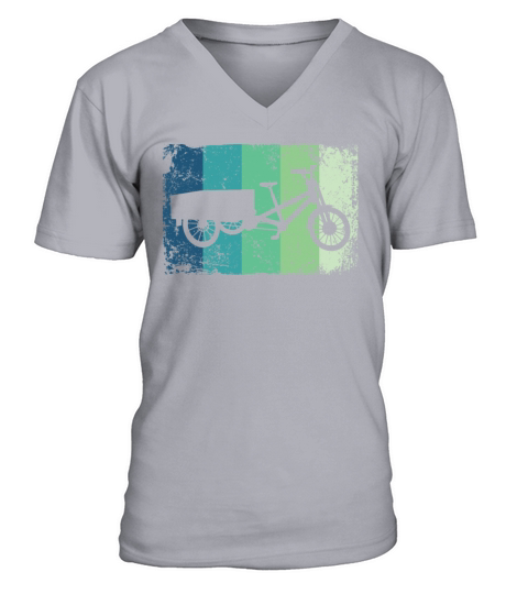 Heavy Load Bike Cargo Bicycle Cargobike V-Neck T-shirt