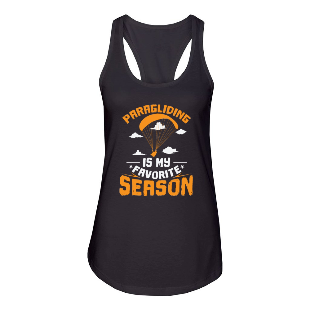 Paragliding is my Favorite Season Sport Women's Racerback Tank