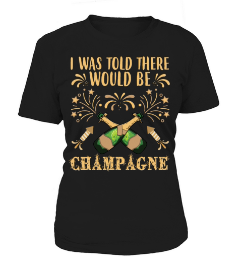 Champagne on New Year Women's T-Shirt