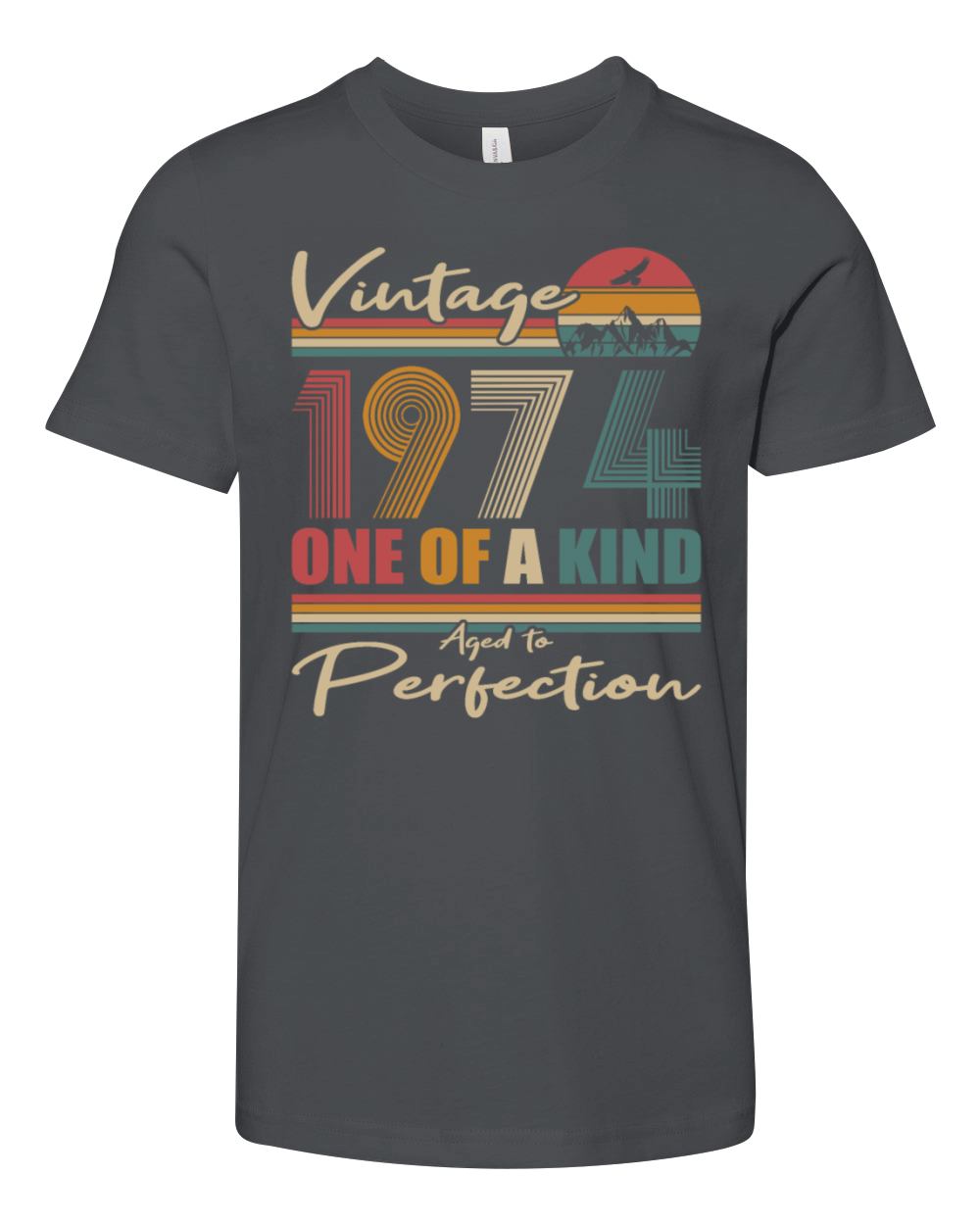 50th birthday vintage 1974 born in 1974 Youth Unisex Jersey Tee