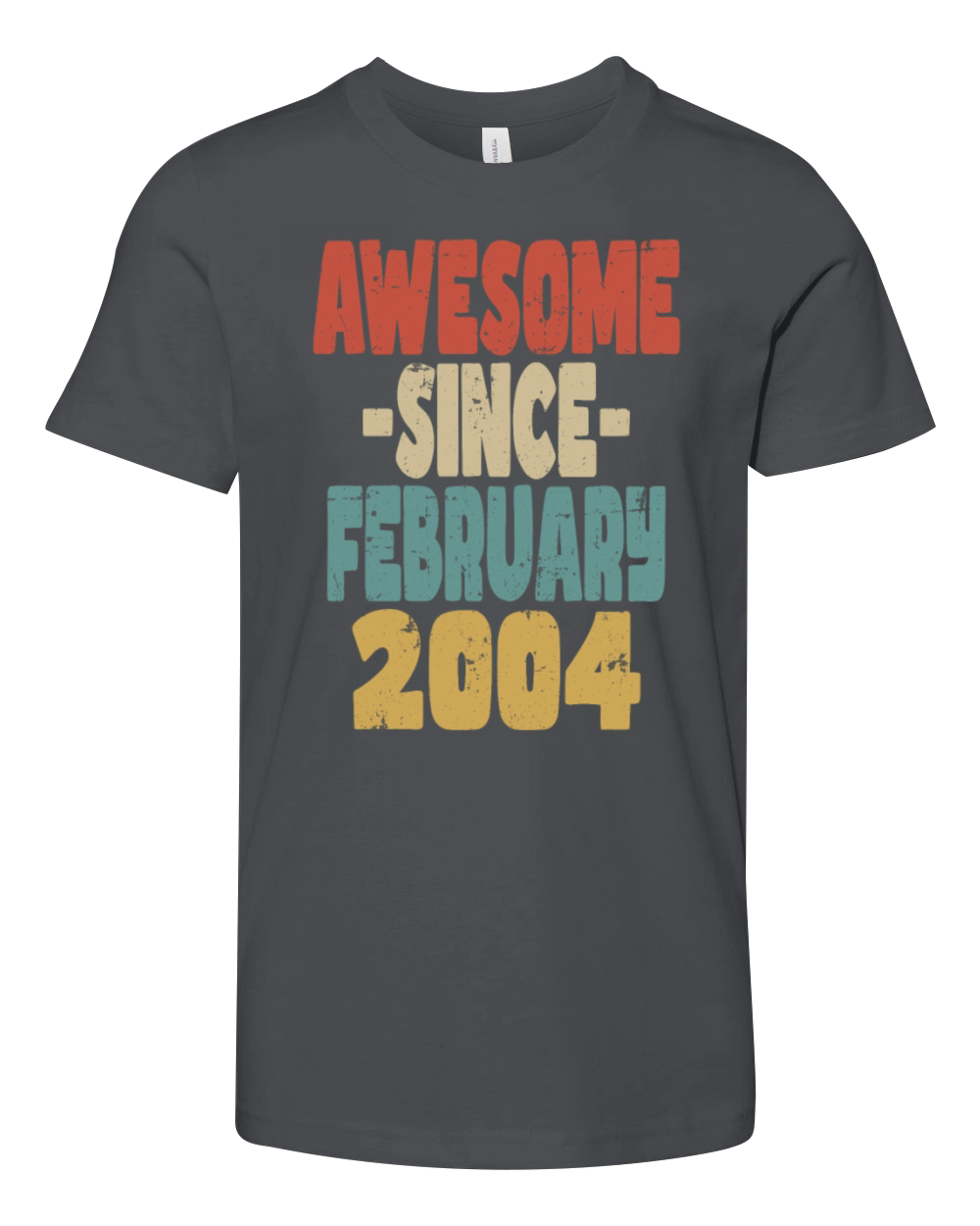 Awesome February 2004 Youth Unisex Jersey Tee