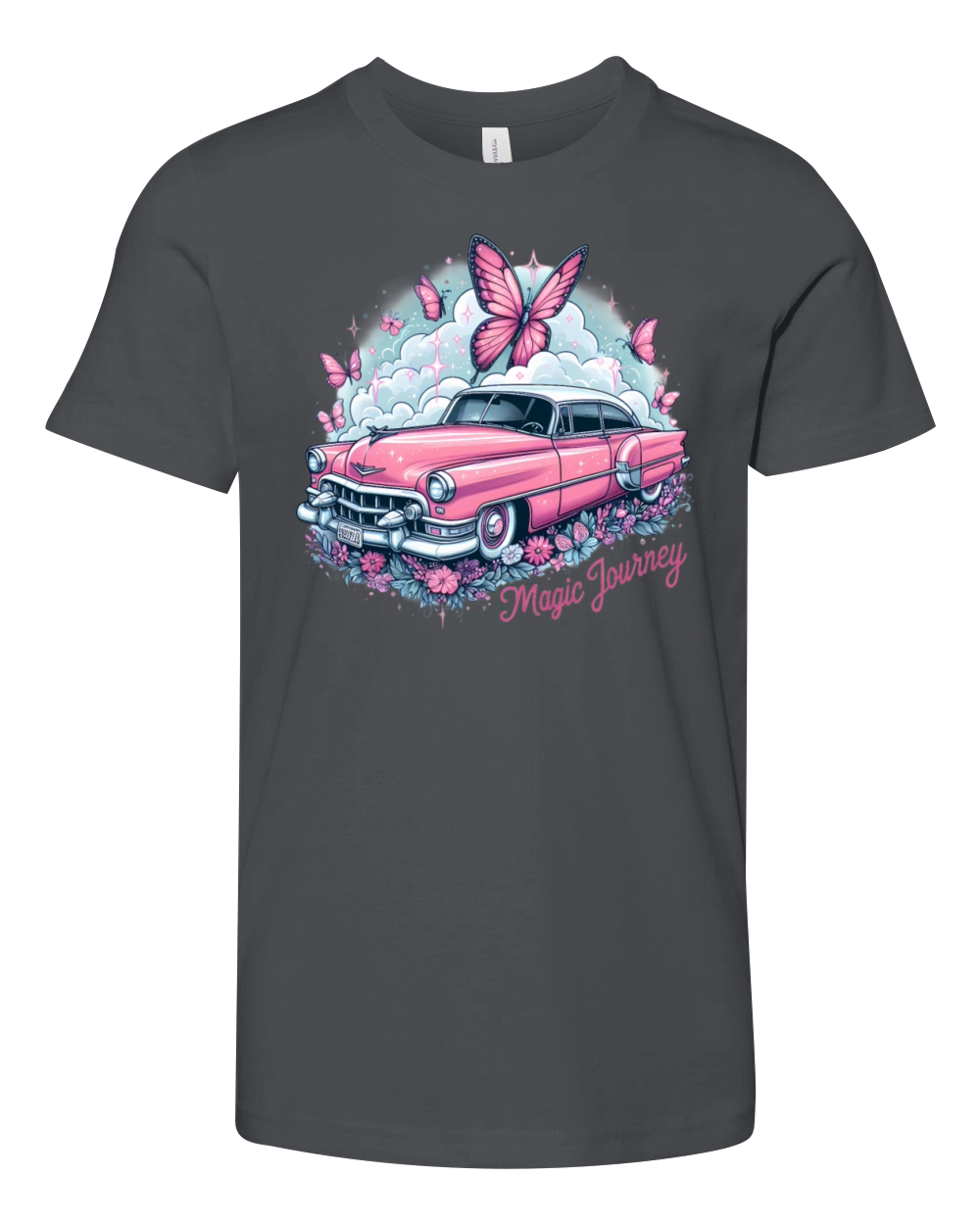 Pink cadillac Youth Unisex Jersey Tee