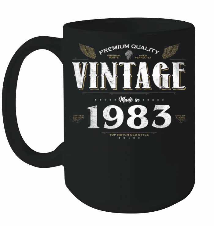 41 Years Old Vintage 1983 Limited Edition 41st Ceramic Mug