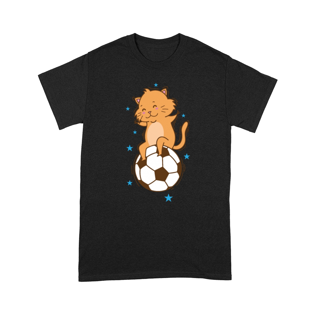 Cat likes Soccer Sport Hobby Pet Comfort T-shirt