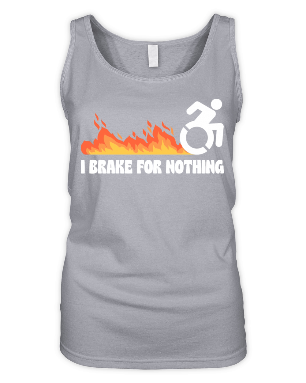 i brake for nothing Organic Women's Tank Top