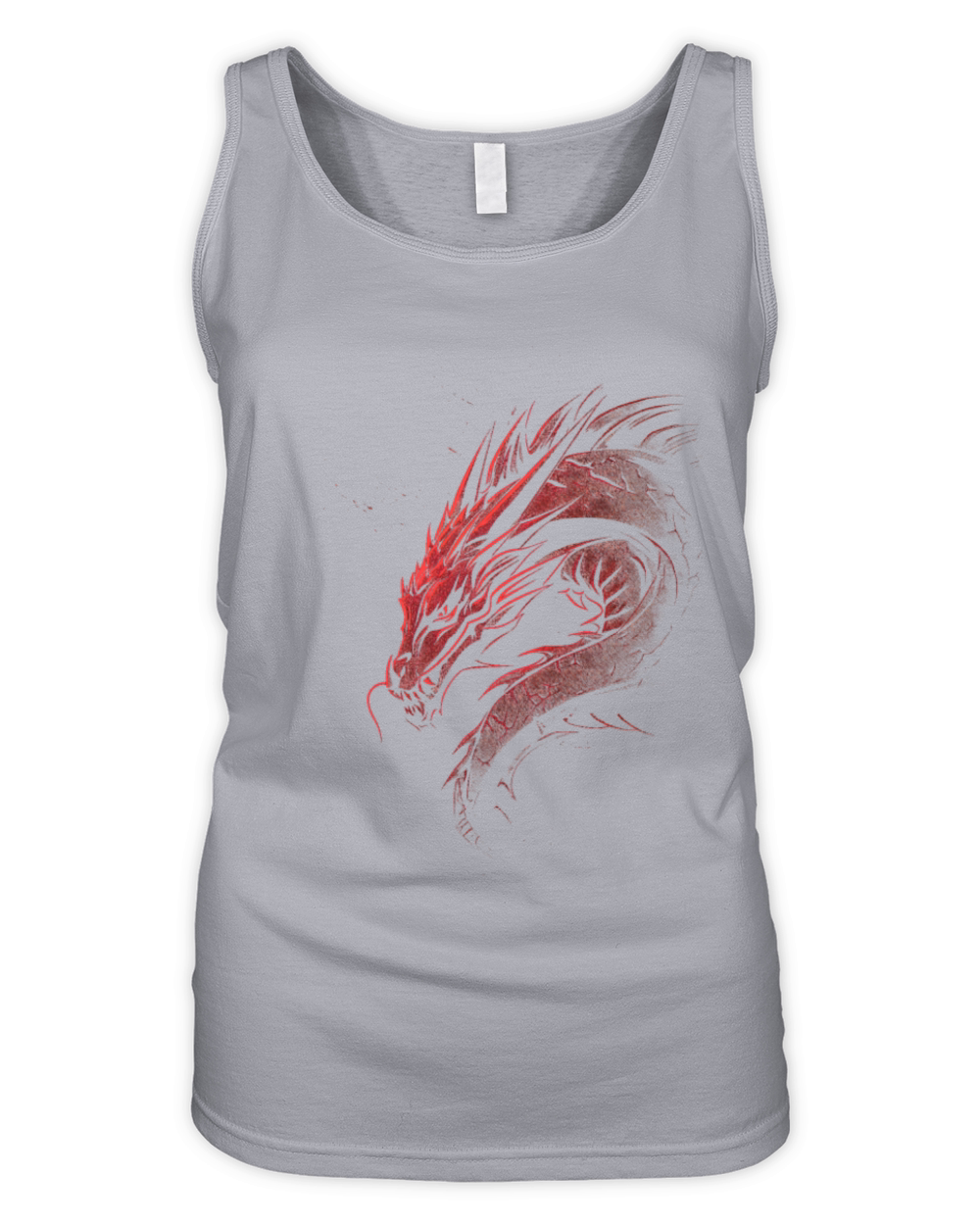 Vintage Dragon rampant Organic Women's Tank Top