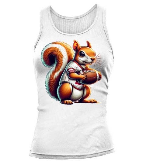 American Football Squirrel Cute Animal Lover Tank top Woman