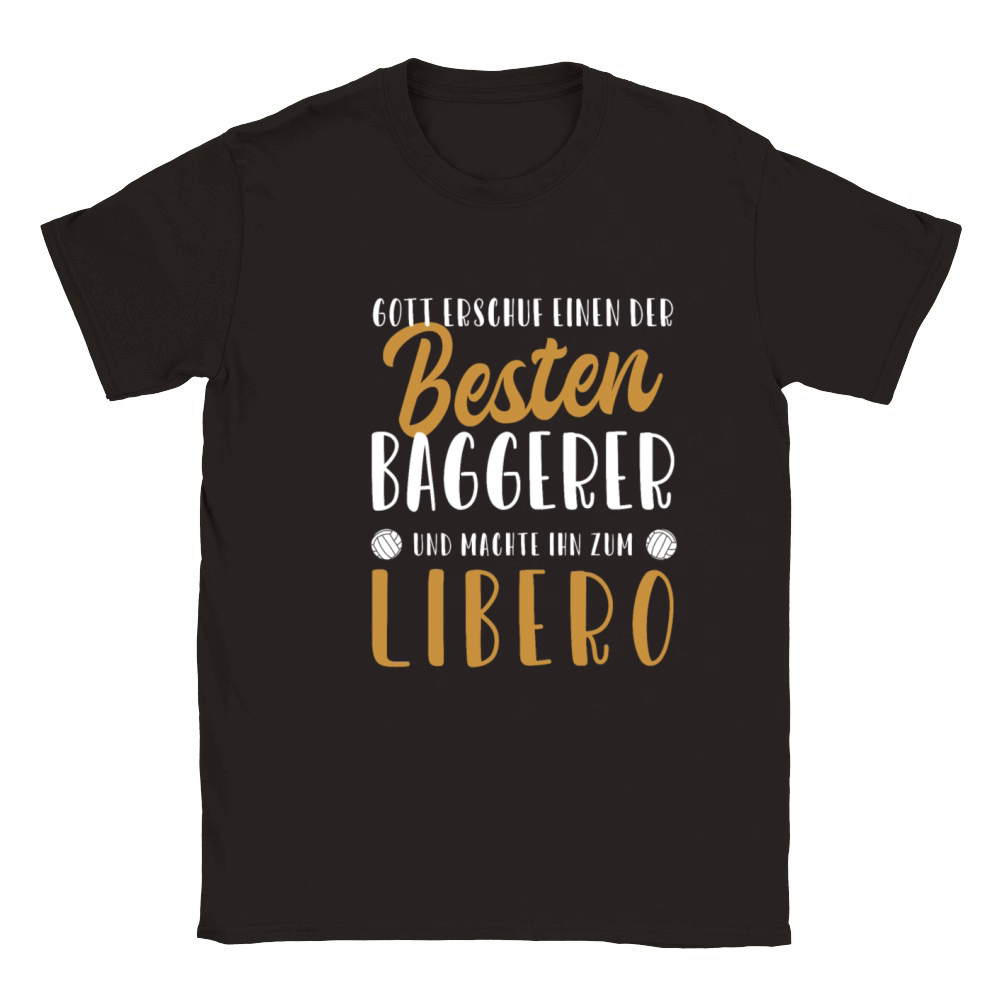 Libero Bester Baggerer Coach Team Player Trainer Classic Kids Crewneck T-shirt