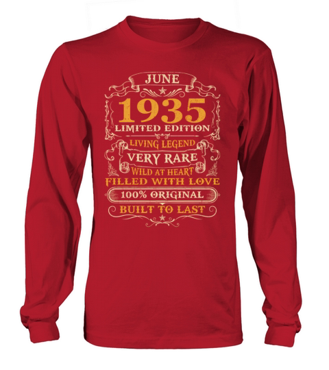 87Th 87 June 1935 Long sleeved Unisex