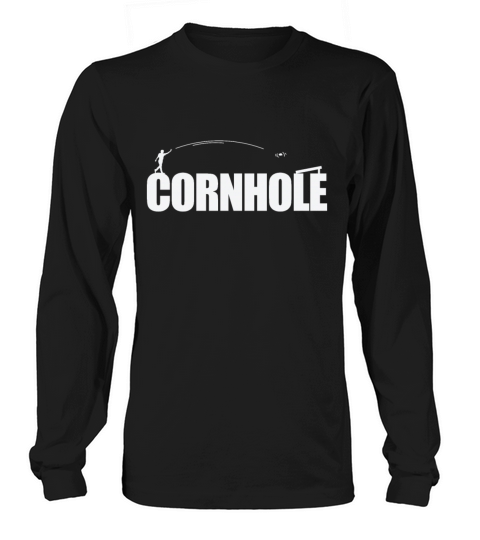 Cornhole Sports Game Free Time Friends Long sleeved Unisex