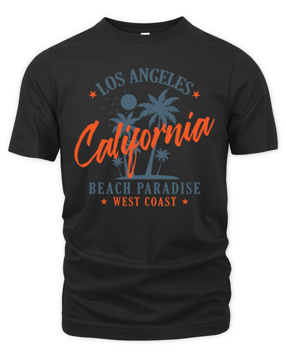 Los Angeles California Beach Paradise West Coast Organic Unisex T-shirt