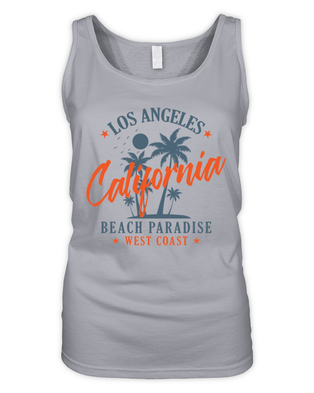 Los Angeles California Beach Paradise West Coast Organic Women's Tank Top