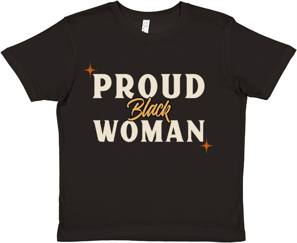 Proud black woman Premium Kids Crewneck T-shirt