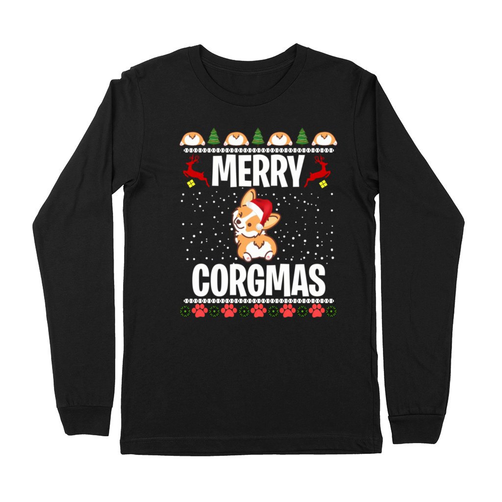 Corgi Ugly Merry Corgmas Santa Corgi Premium Long Sleeve