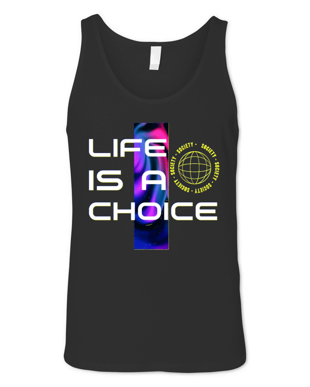 Life is a Choice Motivational Quotes Unisex Jersey Tank
