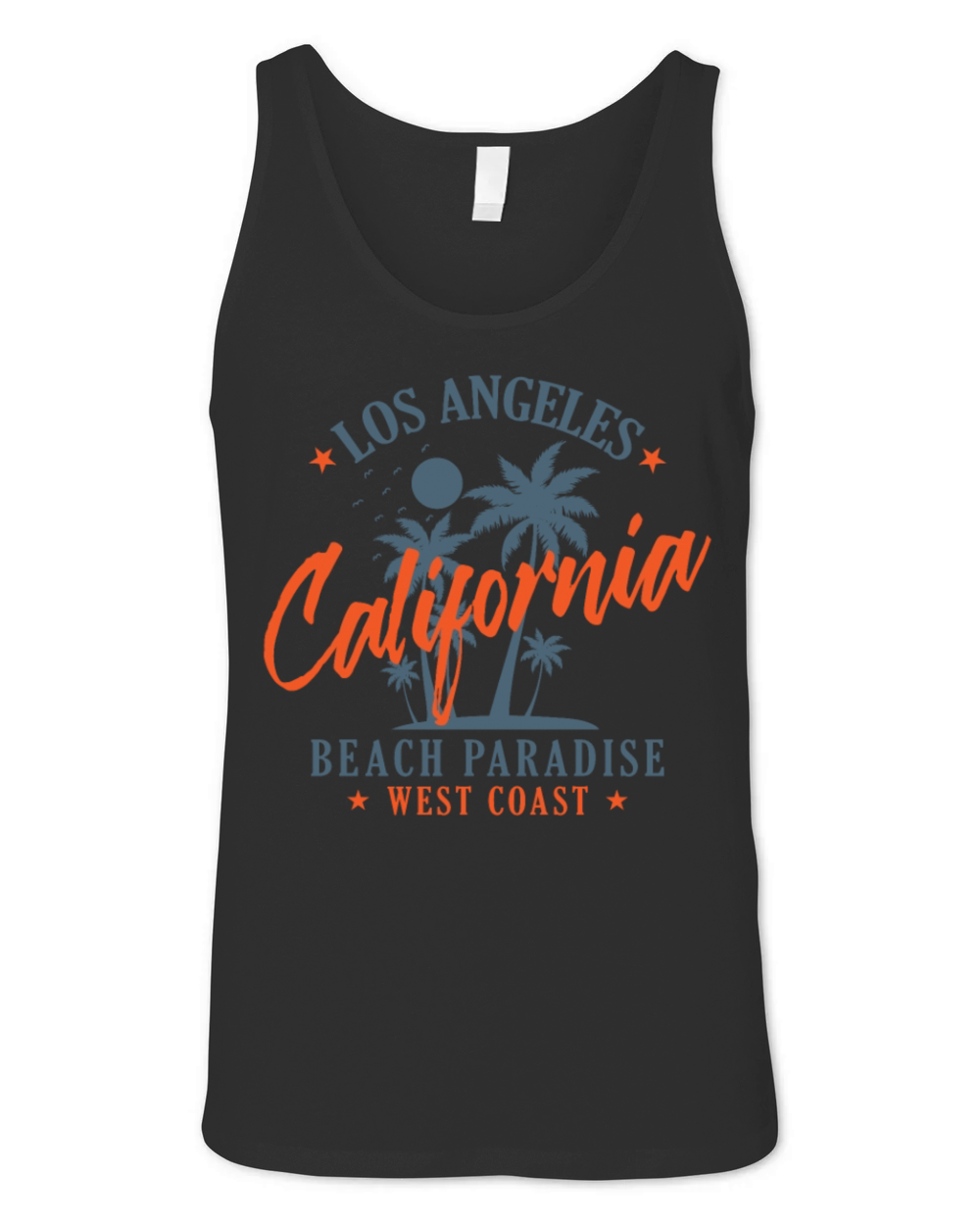 Los Angeles California Beach Paradise West Coast Unisex Jersey Tank