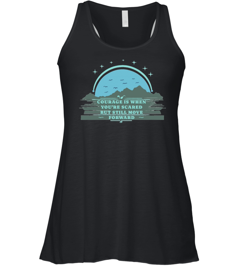 Courageous passion challenges Women's Flowy Tank Top