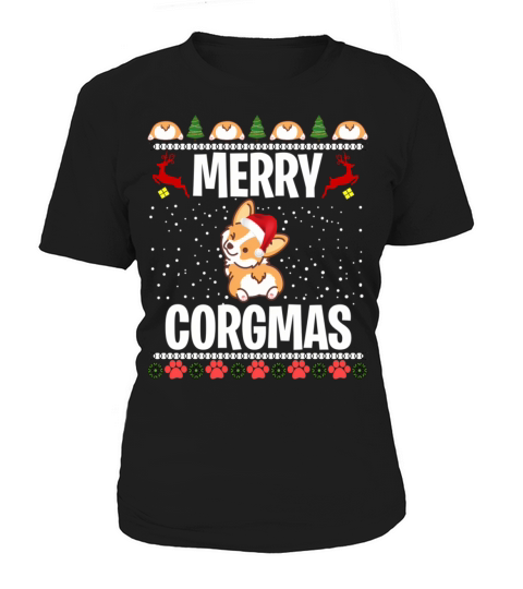 Corgi Ugly Merry Corgmas Santa Corgi Women's T-Shirt
