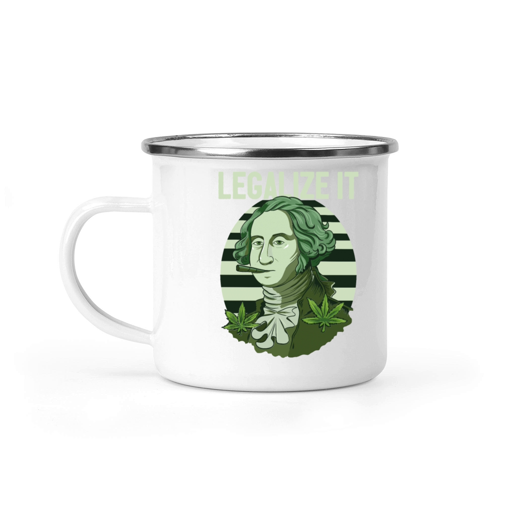 Legalize It Weed Marijuana Cannabis Washington Camping Mug