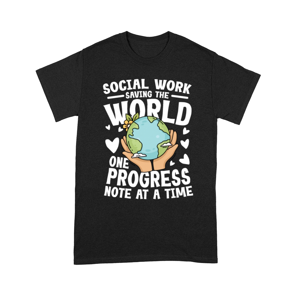 Social Worker Saving The World for a Social Comfort T-shirt