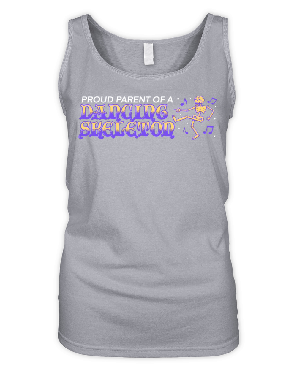 proud parent of a dancing skeleton Organic Women's Tank Top
