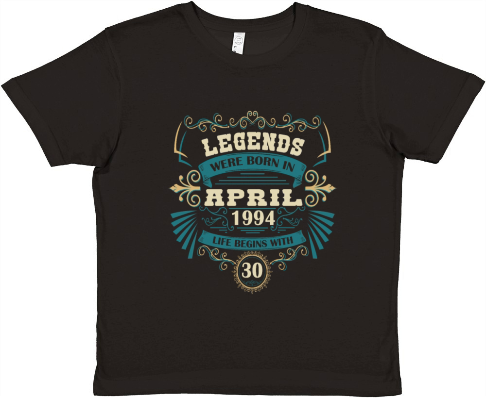 April 1994 April Vintage Birthday Premium Kids Crewneck T-shirt
