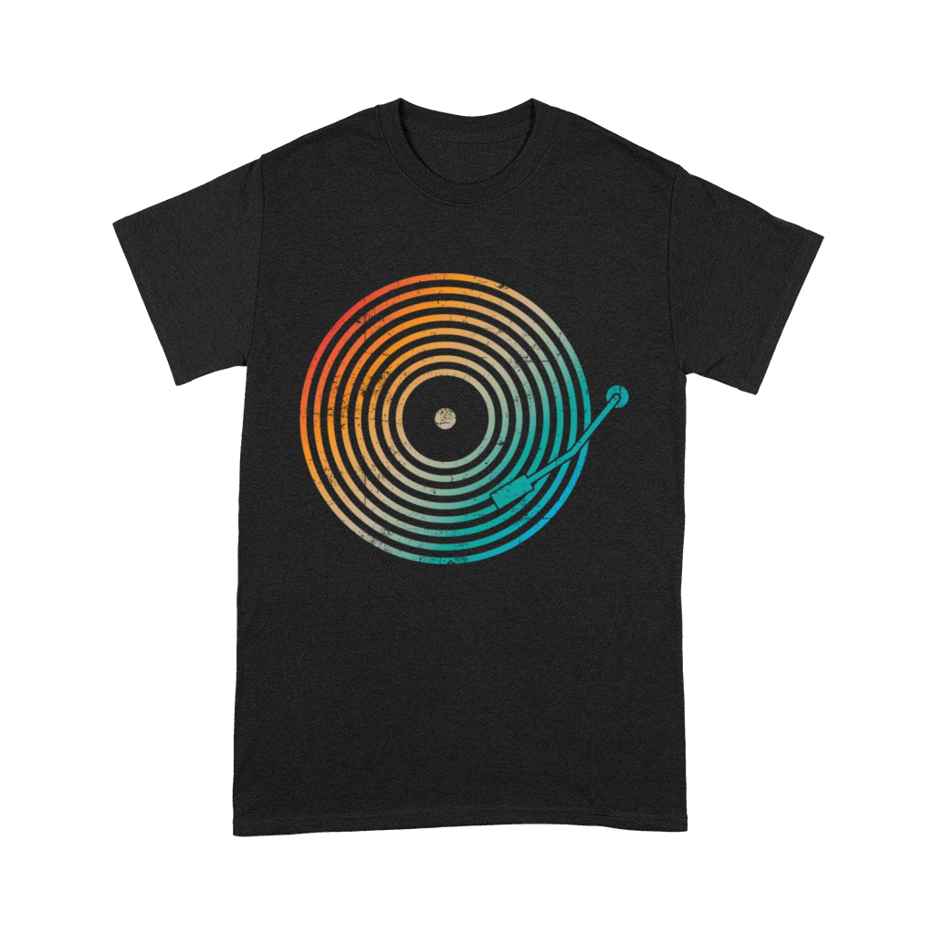 Colorful Music Record Vintage Premium T-shirt