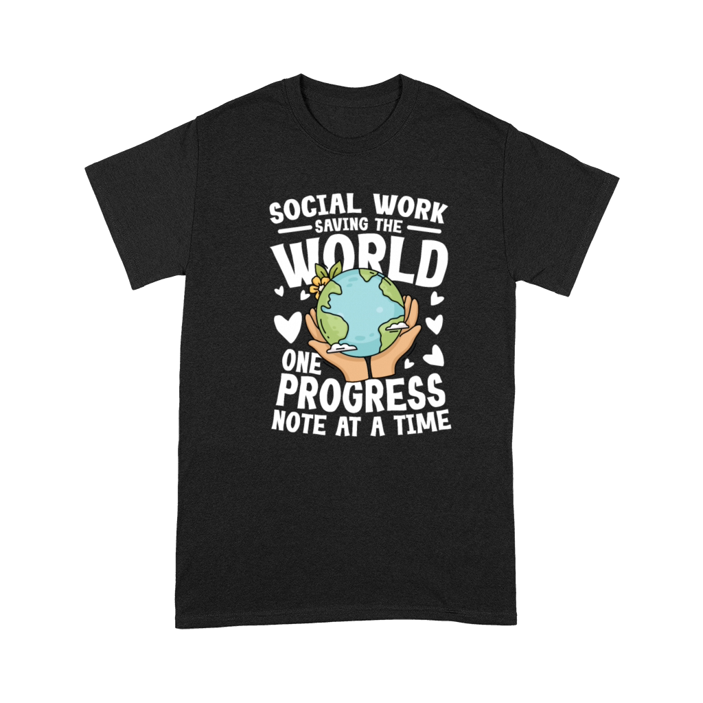Social Worker Saving The World for a Social Premium T-shirt