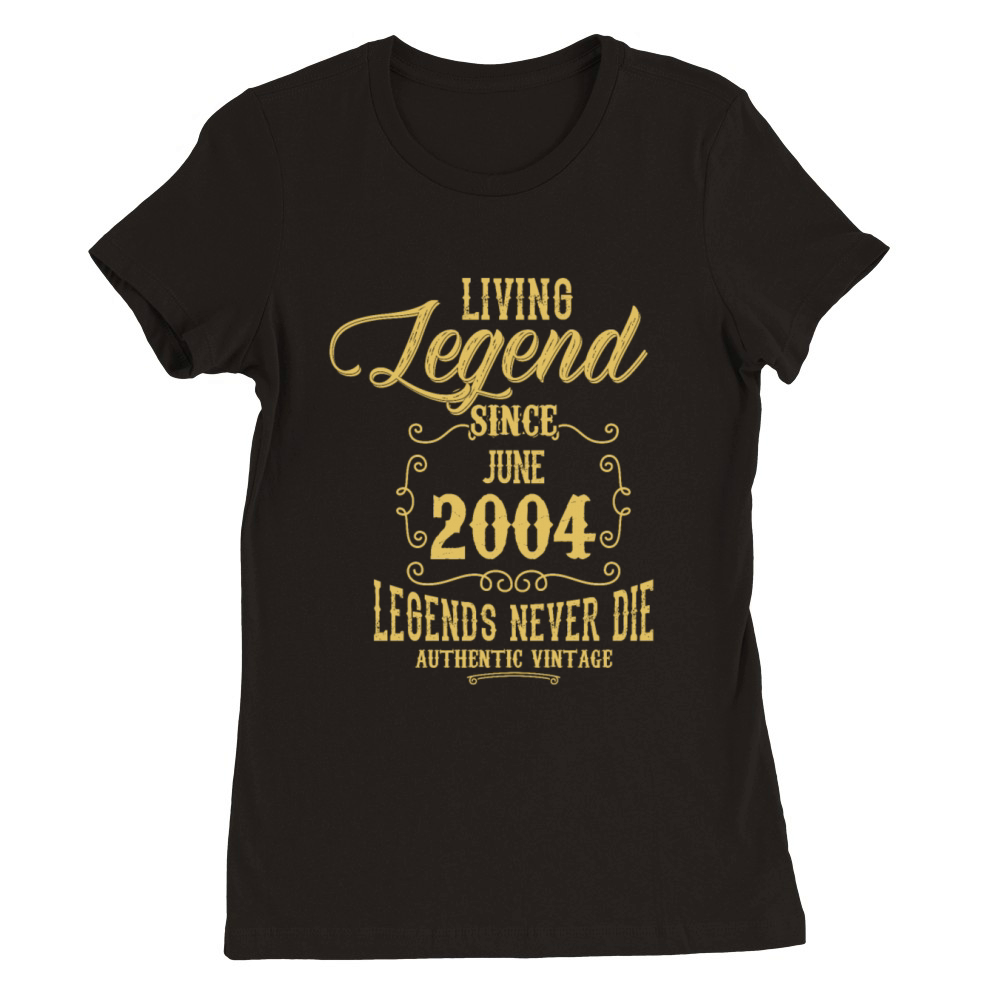 Living Legend since June 1991 Premium Womens Crewneck T-shirt