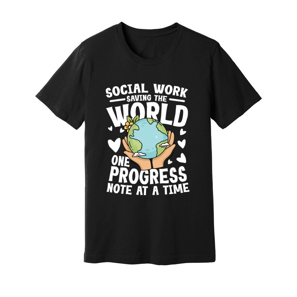 Social Worker Saving The World for a Social Unisex Jersey Tee