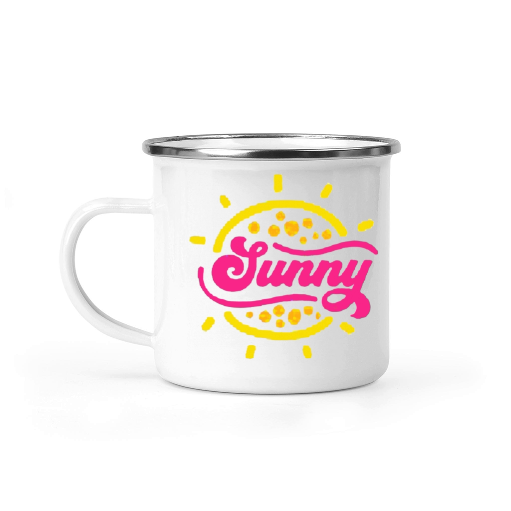 Sunny Abstract Camping Mug