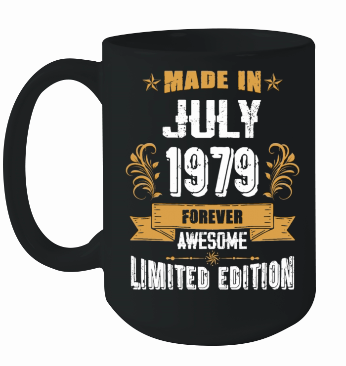 July 1979 Vintage Birthday Present Ceramic Mug