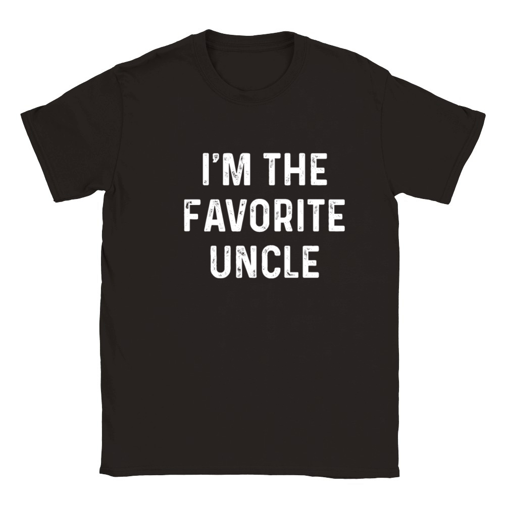 Funny Uncle T Shirts Sarcastic Family Tees for Classic Kids Crewneck T-shirt