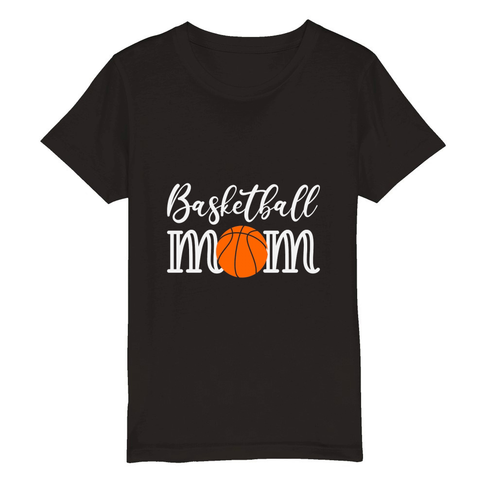 mother day Basketball Mom Organic Kids Crewneck T-shirt
