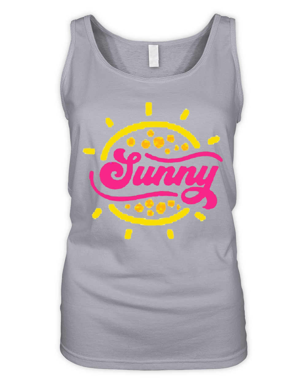 Sunny Abstract Organic Women's Tank Top